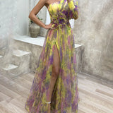 Cecelia - One Sleeve Maxi Dress