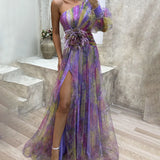Cecelia - One Sleeve Maxi Dress