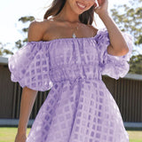 Evie - Puff Sleeve Mini Dress