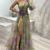 Cecelia - One Sleeve Maxi Dress