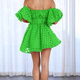 Evie - Puff Sleeve Mini Dress