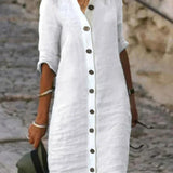 Loes -Classic Summer Midi Dress
