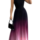 Isa™ – Elegant Ombre Sleeveless Evening Dress