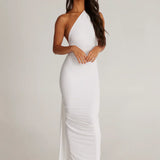 Isabella - Open Back Maxi Dress