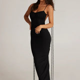 Alindra ™ | Backless Maxi Dress