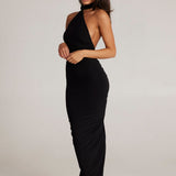 Isabella - Open Back Maxi Dress