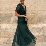 Valentina | V-neck Maxi Dress