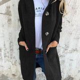 Frida - Elegant long knit cardigan