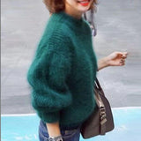 Emilie - Loose Knitted Wool Sweater