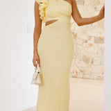 Blaire - One-Shoulder Cutout Maxi Dress