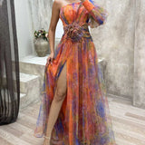 Cecelia - One Sleeve Maxi Dress