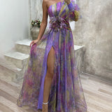 Cecelia - One Sleeve Maxi Dress