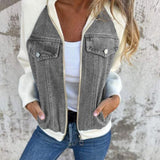 ANIDIA - Modern denim fabric jacket