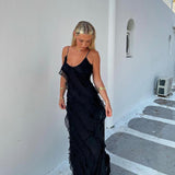 Zara - Ruffled Maxi Dress