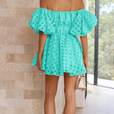 Evie - Puff Sleeve Mini Dress