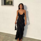 Zara - Ruffled Maxi Dress
