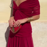 Valentina | V-neck Maxi Dress