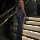 Imarae – Detailed maxi dress with embellished slit