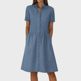 Izabella – ledig jeansklänning
