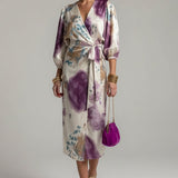 Mora - Elegant V-Neck Dress