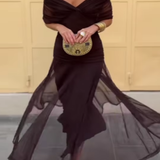Valentina | V-neck Maxi Dress