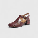Terézia – eleganta sandaler i skinn