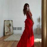 Zara - Ruffled Maxi Dress