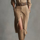 Sofia | Elegant Suede Dress