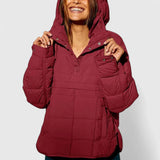 Veronika – vattentät oversized hoodie
