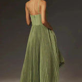 Isabella | Pleated tulle midi dress
