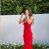 Zara - Ruffled Maxi Dress