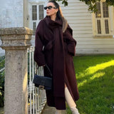 Bordeaux Wrap Coat