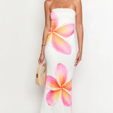 Arizona - Floral Mesh Maxi Dress