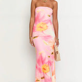 Arizona - Floral Mesh Maxi Dress