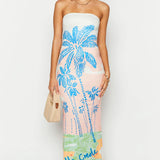 Arizona - Floral Mesh Maxi Dress