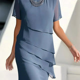 Pamela | Elegant Layered Dress