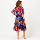 Vivian - Comfortable Plus Size Chiffon Dress