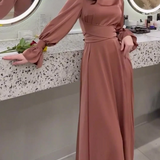 ItalianFrost - Satin Maxi Dress
