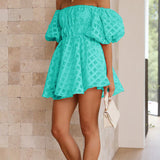 Evie - Puff Sleeve Mini Dress
