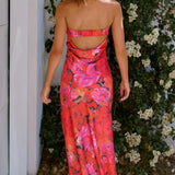 Jodie - Chic Strapless Midi Dress