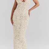Lyra - Floral Backless Maxi Dress