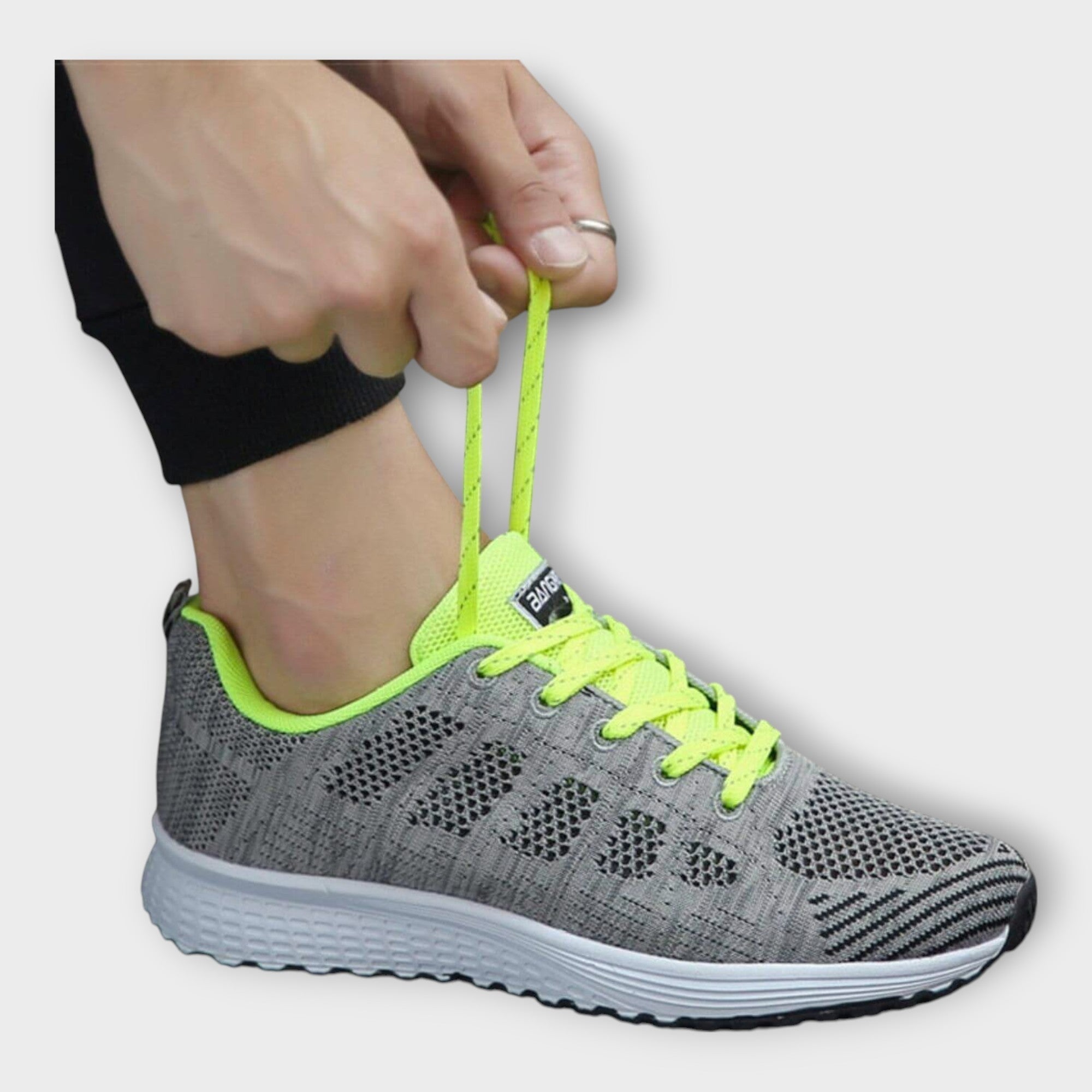Sneakers med halkfri sula