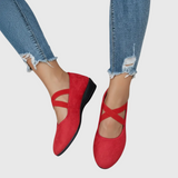 Monique – bekväma slip on-skor med sluten häl