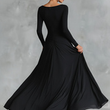 Rubi | Elegant Black Maxi Dress