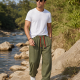 Men's Harem Pants – Comfortable Cotton Linen Joggers for Casual Outings