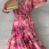 Daisy | Floral Print Wrap Dress
