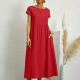 Gabrielle | Flowing Midi Dress with Timeless Elegance