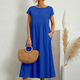 Gabrielle | Flowing Midi Dress with Timeless Elegance
