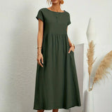 Gabrielle | Flowing Midi Dress with Timeless Elegance