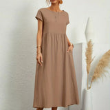 Gabrielle | Flowing Midi Dress with Timeless Elegance